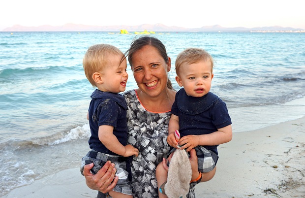 Susanne Hansen fødte sine to raske drenge i maj 2015.